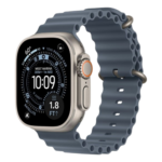 Apple Watch Ultra 3 Ocean Band Natural with Anchor Blue band