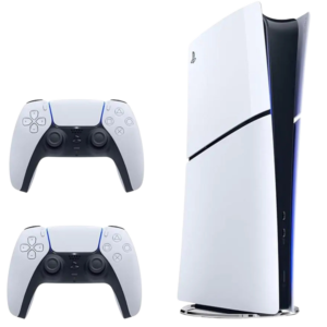Sony PlayStation PS5 825GB Slim digital + 2 x DualSense White
