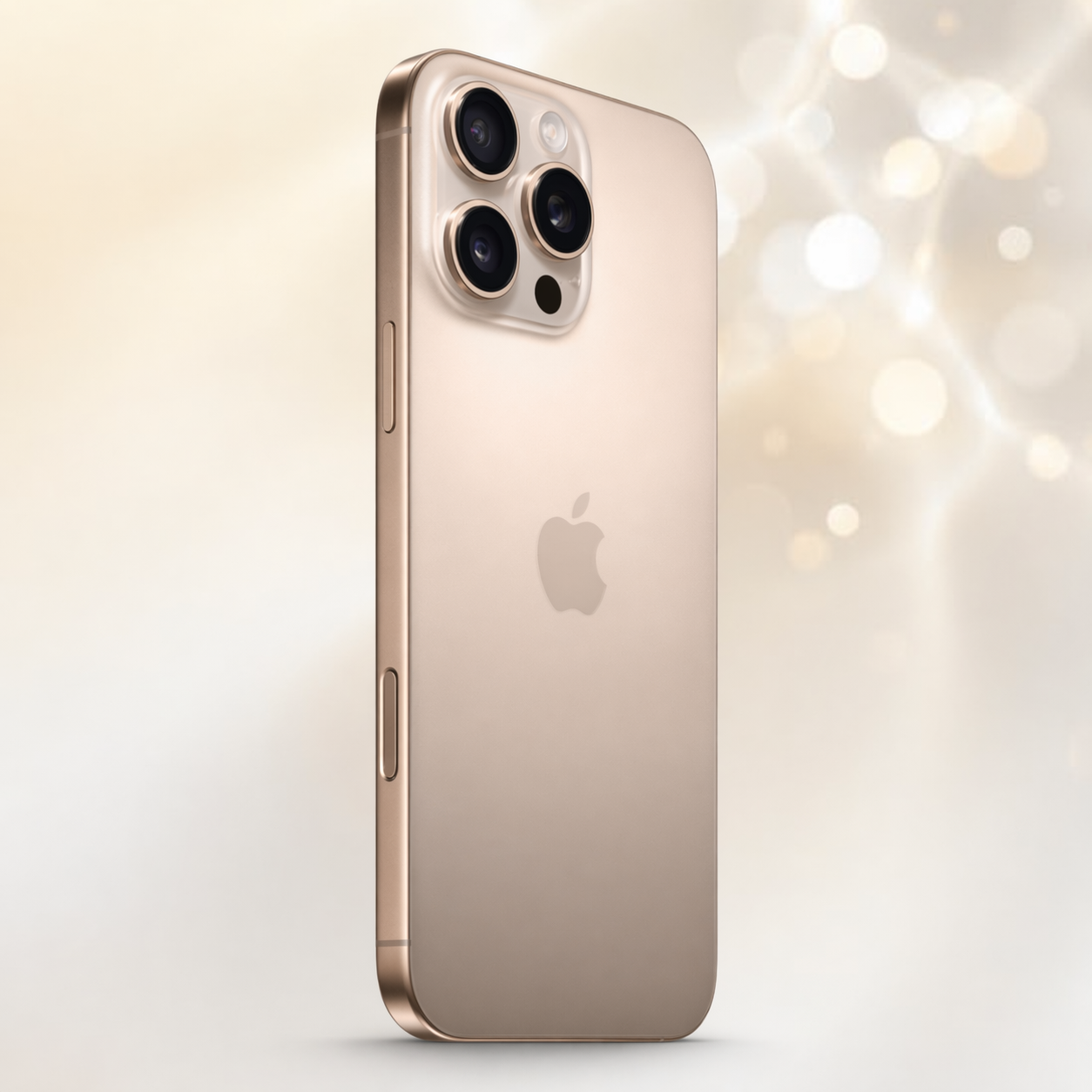 iPhone 16 Pro Max – Desert Titanium, zadnji prikaz