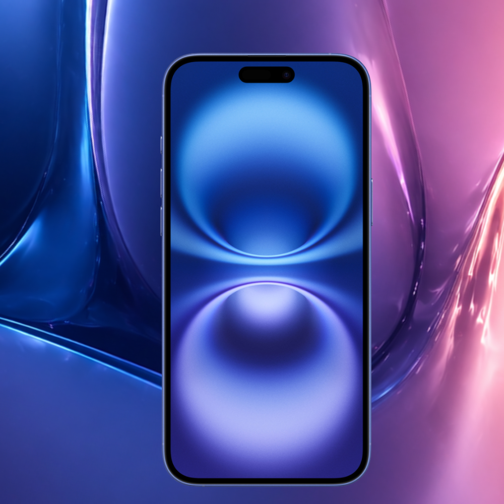 iPhone 16 Plus – plavi model, frontalni prikaz