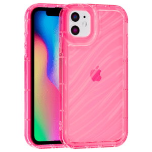 Aurora Wave maska za iPhone 11 - crvena
