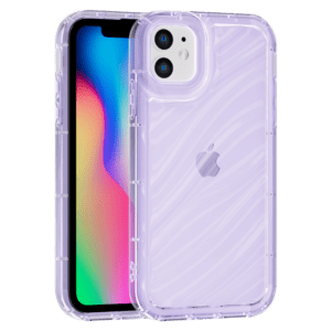 Aurora Wave maska za iPhone 11 - ljubičasta