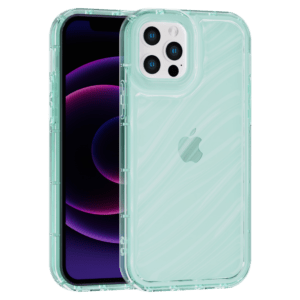 Aurora Wave maska za iPhone 12/12 Pro - zelena