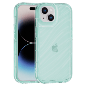 Aurora Wave maska za iPhone 13 - zelena
