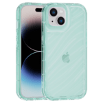Aurora Wave maska za iPhone 14 - zelena