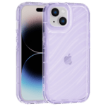 Aurora Wave maska za iPhone 15 Plus - ljubičasta