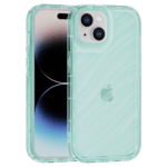 Aurora Wave maska za iPhone 15 Plus - zelena