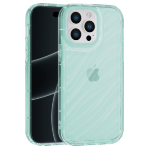 Aurora Wave maska za iPhone 15 Pro Max - zelena