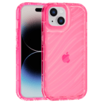 Aurora Wave maska za iPhone 15 - crvena