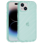 Aurora Wave maska za iPhone 15 - zelena