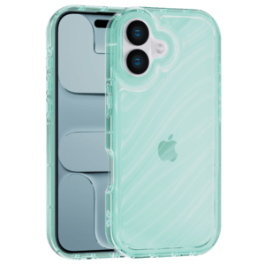 Aurora Wave maska za iPhone 16 Plus - zelena