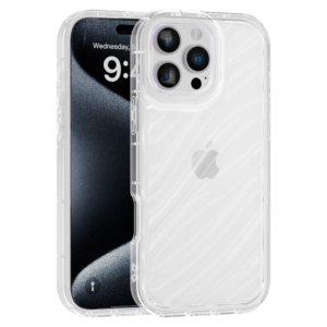Aurora Wave maska za iPhone 16 Pro - providna