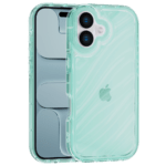 Aurora Wave maska za iPhone 16 - zelena