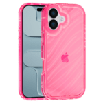Aurora Wave maska za iPhone 17 - crvena