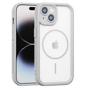 Bumper MagSafe maska za iPhone 14 Plus - siva