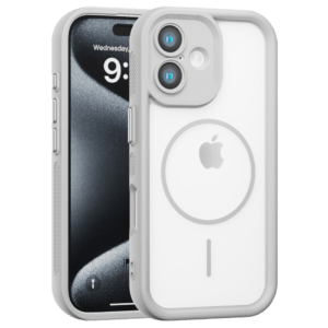 Bumper MagSafe maska za iPhone 16 - siva