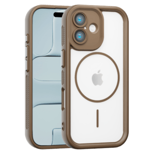 Bumper MagSafe maska za iPhone 17 - braon