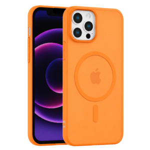 Matte Color MagSafe maska za iPhone 12/12 Pro – narandžasta
