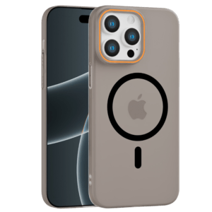 Matte Color MagSafe maska za iPhone 14 Pro Max – siva