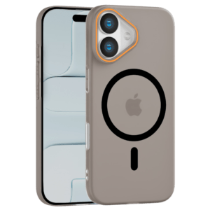 Matte Color MagSafe maska za iPhone 16 Plus – siva