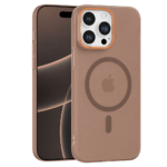 Matte Color MagSafe maska za iPhone 16 Pro Max – zlatna