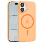 Matte Color MagSafe maska za iPhone 16 – narandžasta