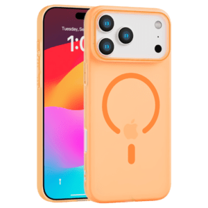 Matte Color MagSafe maska za iPhone 17 Pro Max – narandžasta