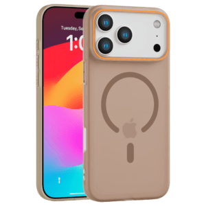Matte Color MagSafe maska za iPhone 17 Pro – zlatna