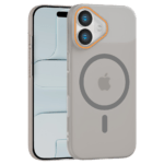 Matte Color MagSafe maska za iPhone 17 – siva