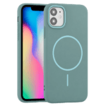 Rigid Silicone MagSafe maska za iPhone 11 zelena