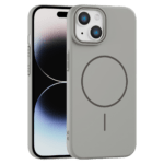 Rigid Silicone MagSafe maska za iPhone 14 – siva