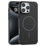 Rigid Silicone MagSafe maska za iPhone 16 Pro – crna