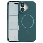 Rigid Silicone MagSafe maska za iPhone 16 – zelena