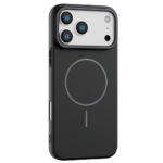 Rigid Silicone MagSafe maska za iPhone 17 Pro – crna