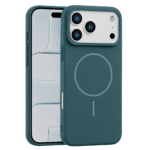 Rigid Silicone MagSafe maska za iPhone 17 Pro – zelena