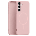 Velvet Touch MagSafe maska za Samsung Galaxy S24 - Roze
