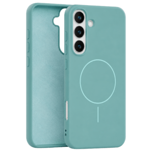 Velvet Touch MagSafe maska za Samsung Galaxy S25 - Tirkizna