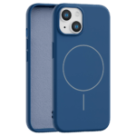 Velvet Touch MagSafe maska za iPhone 14/15 Plus - Plava