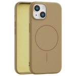 Velvet Touch MagSafe maska za iPhone 15 - Zlatna