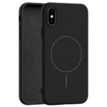 Velvet Touch MagSafe maska za iPhone X/XS – Crna