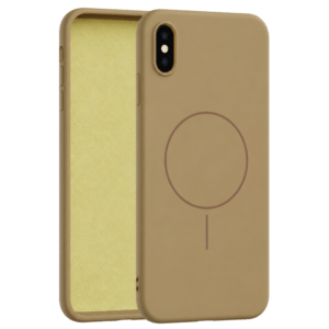 Velvet Touch MagSafe maska za iPhone Xs Max - Zlatna