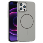 Rigid Silicone MagSafe maska za iPhone 11 Pro Max - siva