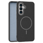 Leather Grip MagSafe maska za Samsung Galaxy A26 - Crna