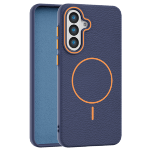 Leather Grip MagSafe maska za Samsung Galaxy A26 - Ljubičasta
