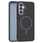 Leather Grip MagSafe maska za Samsung Galaxy S24 FE - Crna