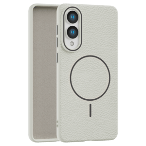 Leather Grip MagSafe maska za Samsung Galaxy S25 Edge - Siva