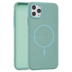 Leather Grip MagSafe maska za iPhone 11 Pro - Tirkizna