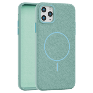 Leather Grip MagSafe maska za iPhone 11 Pro - Tirkizna