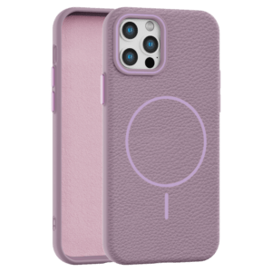 Leather Grip MagSafe maska za iPhone 12/12 Pro - Ljubičasta