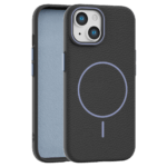 Leather Grip MagSafe maska za iPhone 14/15 Plus - Crna